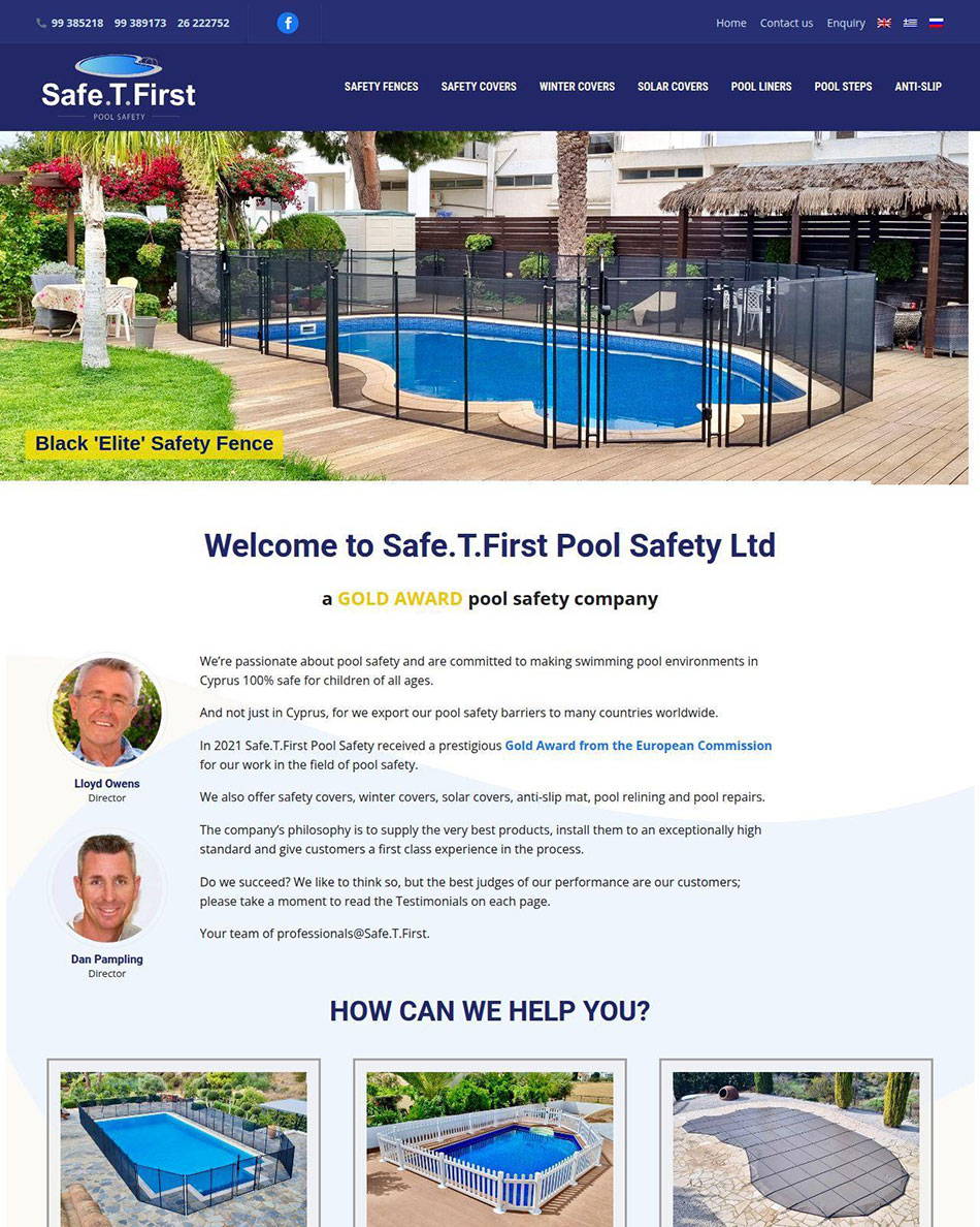 Safe.T.First Pool Safety Cyprus