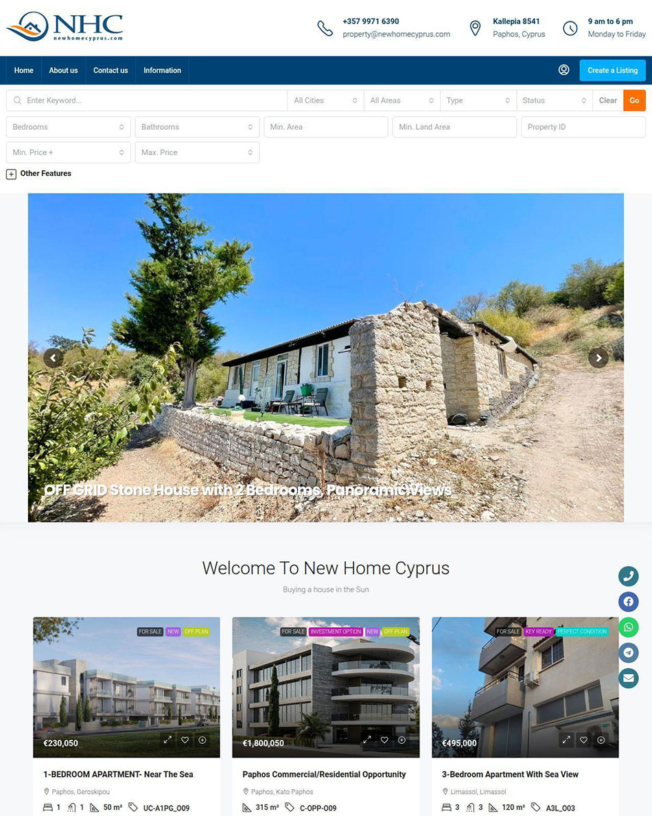 New Home Cyprus