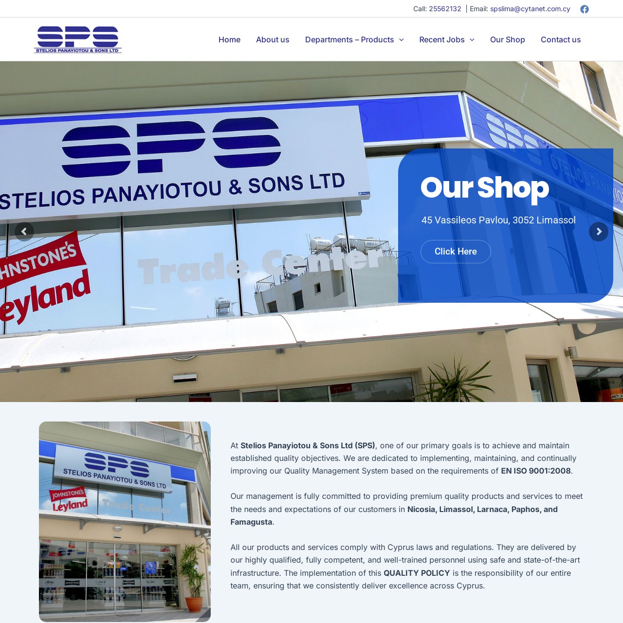 Stelios Panayiotou & Sons Ltd (SPS)